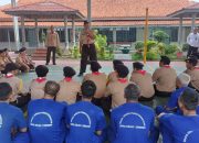 Pembinaan Pramuka kepada Warga Binaan Lapas Kelas I Cirebon oleh Bati Wanwil Siter Kodim 0614 / Kota Cirebon