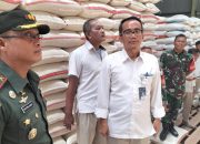 Dandim 0614 / Kota Cirebon Laksanakan Peninjauan Serap Beras Bulog di Wilayah Kota Cirebon