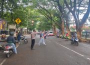 Berikan Rasa Aman, Polsek Utbar Polres Ciko Siagakan Personil Gatur Pagi Hari Aktifitas Masyarakat