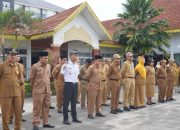 Apel Gabungan Pasca Cuti Hari Raya Idul Fitri 1446 H, Walikota Tebing Tinggi Ajak Semua ASN Wujudkan Visi Misi