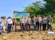 Koramil dan Polsek Bersinergi Tanam Jagung Serentak Kuartal 3 di Bantaran Sungai Cikalong