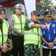 Peresmian Jembatan Gantung Babakan Losari, Komandan Kodim 0620 / Kabupaten Cirebon Hadir Dampingi Bupati