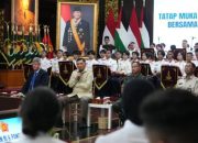 Menhan RI Dan Panglima TNI Saling Tatap Muka Dengan Kadet Unhan RI Dari Palestina Sebagai Wujud Dukungan Indonesia