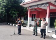 Koramil 0620-01 / Gunung Jati Gelar Upacara Siaga Bencana Alam Bersama Forkopimcam dan Unsur Terkait