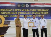 Lapas Muara Enim menerima Sosialisasi LCC dari Kakanwil Ditjenpas Sumsel serta menerima penghargaan sebagai LAPAS BERSINAR (Bersih Narkoba) dari BNNK Muara Enim