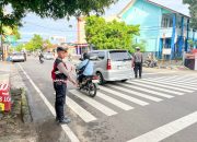Polresta Cirebon Laksanakan Pengaturan Arus Lalu Lintas Pagi