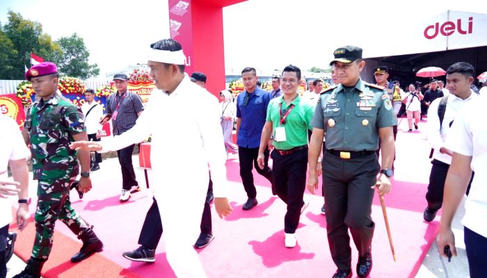 Danrem 063 / SGJ Wakili Pangdam III / SLW Hadiri Groundbreaking PT Deli Indonesia Factory di Karawang