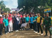 Danramil 03/Batealit Hadiri Apel Senam Bersama dan Jalan Sehat HUT PGRI ke-80 di Batealit