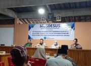 Babinsa Dongos Hadiri Musyawarah Desa Khusus Revitalisasi BumDes dan Penetapan Tematik Ketahanan Pangan