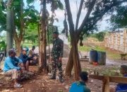 Babinsa Ngasem Pererat Kemanunggalan TNI–Rakyat Lewat Komsos Bhakti Teritorial TNI PRIMA di Desa Ngasem