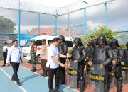 Tegaskan Kesiapsiagaan Penuh Jelang NATARU, Lapas Muara Enim Gelar Apel Siaga Pengamanan