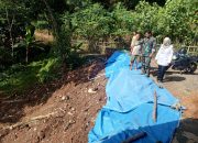 Koramil 08/Keling Laksanakan Pengecekan Lokasi Tanah Longsor di Desa Kunir