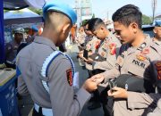Polda Jabar Laksanakan Gaktibplin di Wilayah Hukum Polres Majalengka pada Pos Pam Ops Lilin