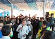 Babinsa Pegambiran Monitoring Kunjungan Kerja Menko Pangan di Gudang Bulog Kota Cirebon