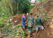 Koramil 07/Bangsri Gelar Kerja Bakti Bersama Warga di Desa Jerukwangi