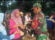 Babinsa Kalijaga Dampingi Baksos MBG untuk Edukasi Gizi Masyarakat