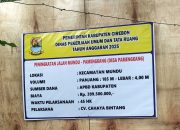 Pekerjaan Rabat Beton Jalan PU di Desa Pamengkang Diduga Mengabaikan K3