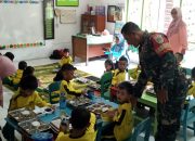 Babinsa Kelurahan Sunyaragi Lakukan Monitoring dan Pendampingan Pendistribusian MBG