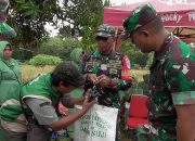 Dandim 0614/Kota Cirebon Laksanakan Panen Padi di Poktan Sidemung
