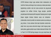 Kemerdekaan Pers Menggelegar Setelah Dikeluarkan Hasil Putusan MK, Ketua Umum AKPERSI Beri Apresiasi Dan Seruan Moral Bagi Jurnalis