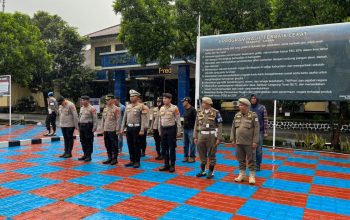 Polres Majalengka Gelar Apel Pengamanan Eksekusi Pengosongan Tanah dan Bangunan