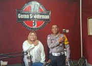 Satlantas Polres Purbalingga Sosialisasi Tertib Lalu Lintas Operasi Keselamatan Candi 2026 Melalui Siaran Radio