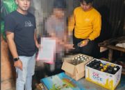 Puluhan Botol Ciu Diamankan di Brigjen darsono, Satres Narkoba Intensifkan Ops Miras