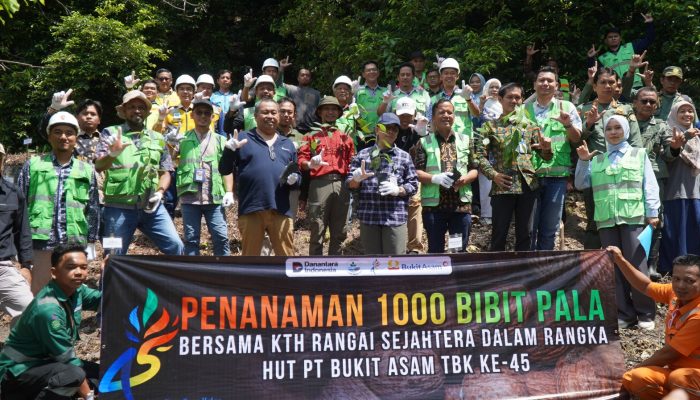 Rayakan Hari Jadi ke-45, PTBA Perkuat Komitmen Kelestarian Alam dan K3