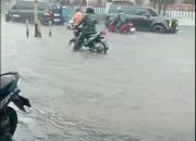 Banjir Bandang Melanda Purwokerto Banyumas Jalan HR Bunyamin Menjadi Sungai