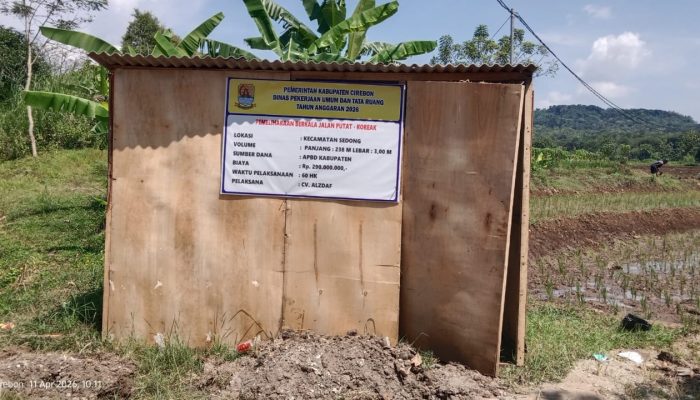 Diduga Asal Jadi Pengerjaan Pemeliharaan Berkala Jalan Putat – Koreak Yang Dikerjakan Oleh CV. ALZDAF