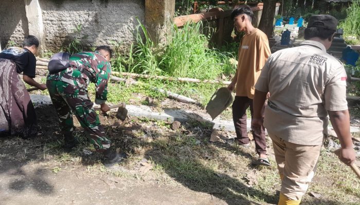 Karya Bakti Koramil 0620-18/Susukan, Wujud Kepedulian TNI Bersama Warga