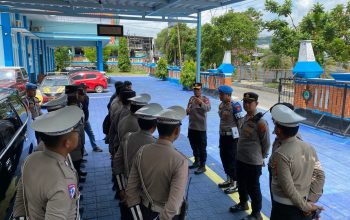 Pastikan Keamanan Kunjungan Kerja Menteri Sosial, Polres Majalengka Gelar Apel Pengamanan di Lapangan BKPSDM