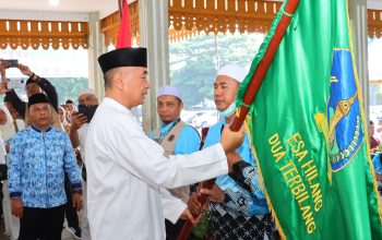 Pemko Tebing Tinggi Lepas Keberangkatan Rombongan 82 Jamaah Haji Menuju Tanah Suci Makah