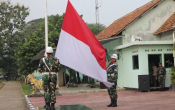Kodim 0620/Kab. Cirebon Gelar Upacara Rutin Sebagai Wujud Disiplin dan Jiwa Nasionalisme