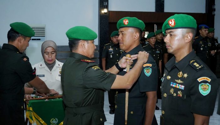 Danrem 063/SGJ Pimpin Tradisi dan Sertijab Dandim 0604/Karawang dan Dandim 0619/Purwakarta