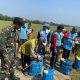 Babinsa Monitoring sosialisasi bersama para petani Desa