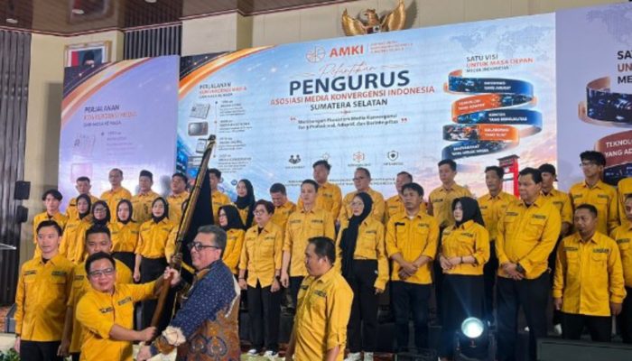 Pelantikan AMKI Sumsel Penuh Antusiasme, Tokoh Media dan Pejabat Hadir