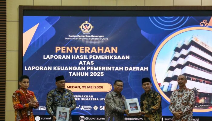Pemko Tebing Tinggi Raih Predikat Tertinggi WTP Atas LKPD Tahun 2025