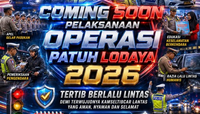 Siap-siap, Operasi Patuh Lodaya 2026 Akan Sasar 11 Pelanggaran Prioritas