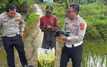 Satlantas Polres Kuningan Salurkan Bantuan Bibit Jagung untuk Dukung Swasembada Pangan Nasional