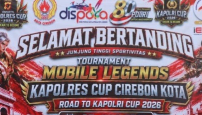 Hari Bhayangkara ke-80, Polres Cirebon Kota Gelar Turnamen E-sport Mobile Legends Libatkan 163 Gamer Muda