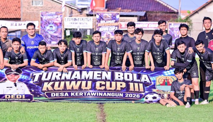 PLERED WARRIORS F.C Resmi Jalani Laga Perdananya di Kuwu Cup III Kertawinangun 2026