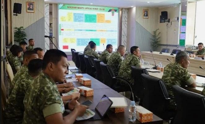 Kodam XIX Tuanku Tambusai Gelar Laporan Awal, Satgasyon 132/Bima Sakti 2026 Dinyatakan Siap Operasi