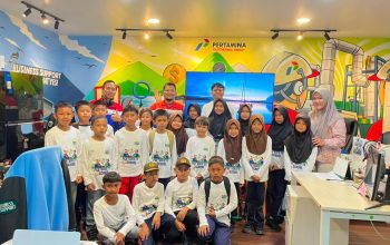 PGE Area Lumut Balai Rayakan Hari Anak Nasional dengan Edukasi Panas Bumi ke Siswa SD