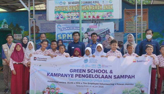 Sasar Generasi Muda, PTBA Edukasi Siswa SD Lewat Green School