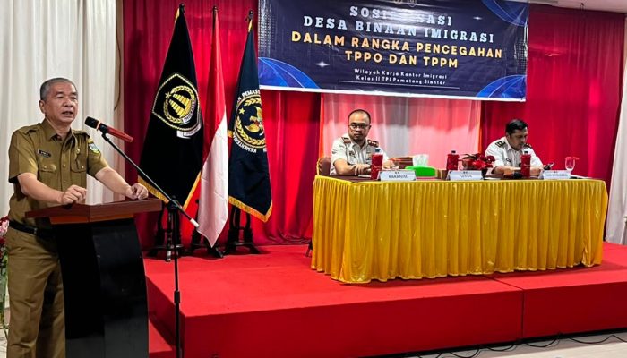 Sekda Tebing Tinggi Buka Sosialisasi Desa Binaan Imigrasi, Lurah Diminta Mampu Deteksi Dini Modus TPPO dan TPPM