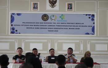Lapas Muara Enim Gelar CKG dan Skrining TBC, HIV, serta Penyakit Menular bagi Petugas dan Warga Binaan