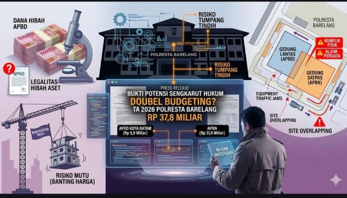APBD Batam Digelontorkan ke Instansi Vertikal, Rp31 Miliar APBN di Polresta Barelang Ikut Disorot
