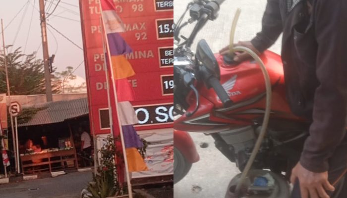 SPBU 44-522-11 Brebes Dengan Bebas Oprator Melayani Pembelian BBM Bersubsidi Jenis Pertalite Dengan Sekala Besar Hingga Berkali-Kali Putaran