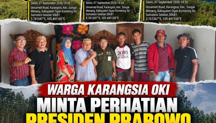 Warga Karangsia OKI Minta Perhatian Presiden Prabowo Selesaikan Persoalan Lahan PT BMH